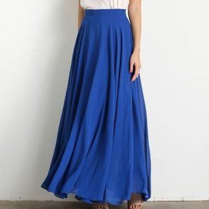 Morning Lavender Lucy Paris Amelia Blue Maxi Skirt